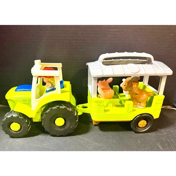 Fisher-Price Little People® Caring for Animals Tractor farmer 3 animals sounds - Picture 5 of 6